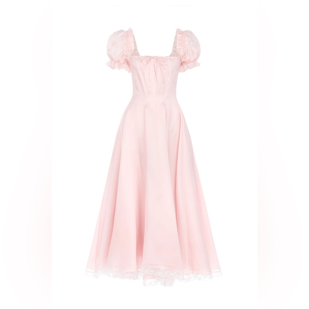 BNWT selkie silk peach fuzz garden party dress (PLEASE SEE DESCRIPTION FOR FLAW)